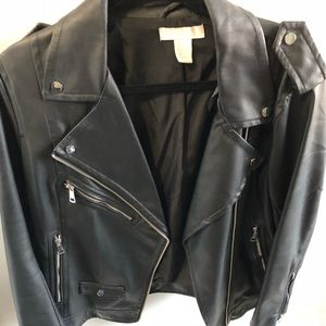 H&M Faux Leather Moto Jacket
